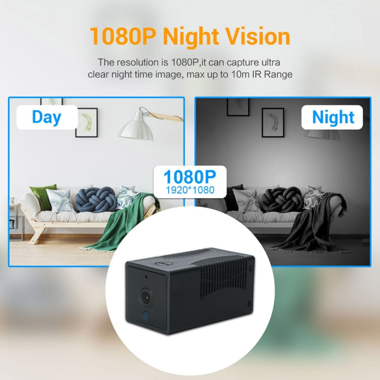 G17 2.0 Million Pixels HD 1080P Smart WiFi IP Camera, Support Night Vision & Two Way Audio & Motion Detection & TF Card, US Plug - Security by buy2fix | Online Shopping UK | buy2fix