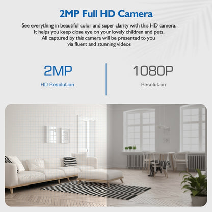 DP17 2.0 Million Pixels Single Light Source Smart Dual-band WiFi 1080P HD Outdoor Network Light Bulb Camera, Support Infrared Night Vision & Two-way Audio & Motion Detection & TF Card - Security by buy2fix | Online Shopping UK | buy2fix
