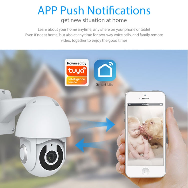 NEO NIP-33RQ WiFi Outdoor Smart PT IP Camera(White) - Security by NEO | Online Shopping UK | buy2fix