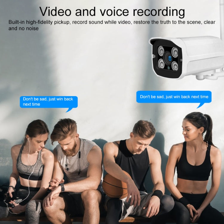 Q8 1080P HD Wireless IP Camera, Support Motion Detection & Infrared Night Vision & TF Card, UK Plug - Security by buy2fix | Online Shopping UK | buy2fix