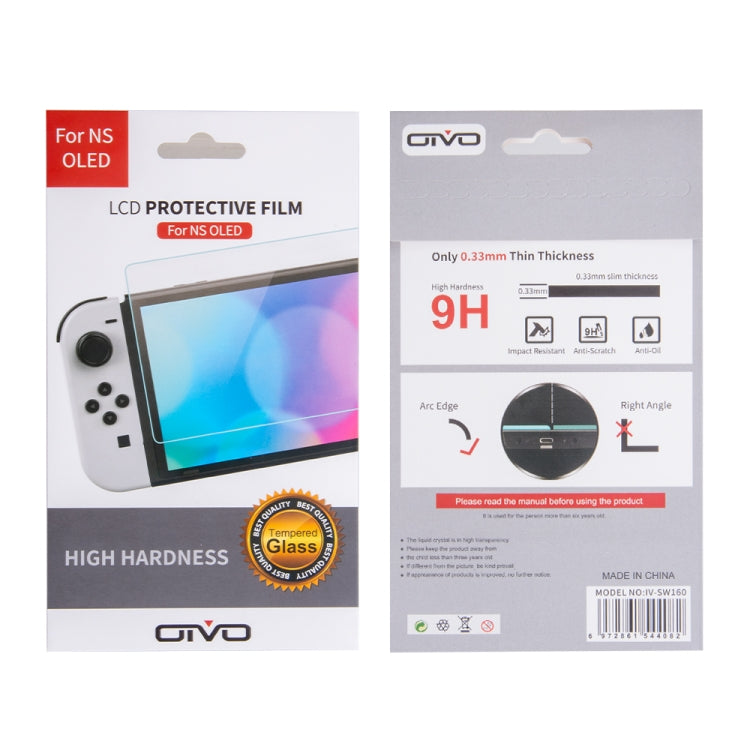 OIVO IV-SW160 0.33mm Thickness 9H Hardness Screen Tempered Glass Film for Nintendo Switch OLED - Tempered Glass by OIVO | Online Shopping UK | buy2fix