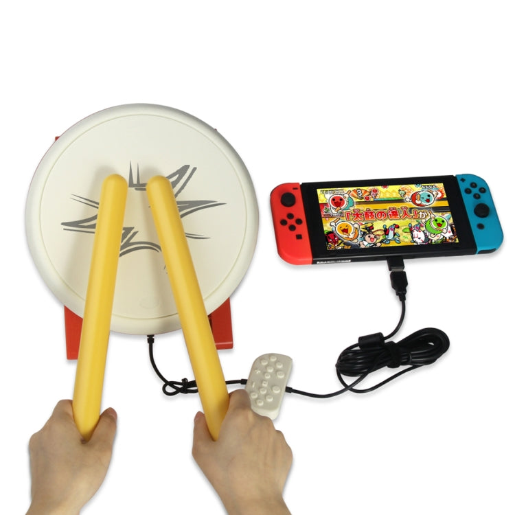 DOBE TNS-1867 Video Game Drum Sticks Controller Taiko Drum Kits for Nintendo Switch - Gamepads by DOBE | Online Shopping UK | buy2fix