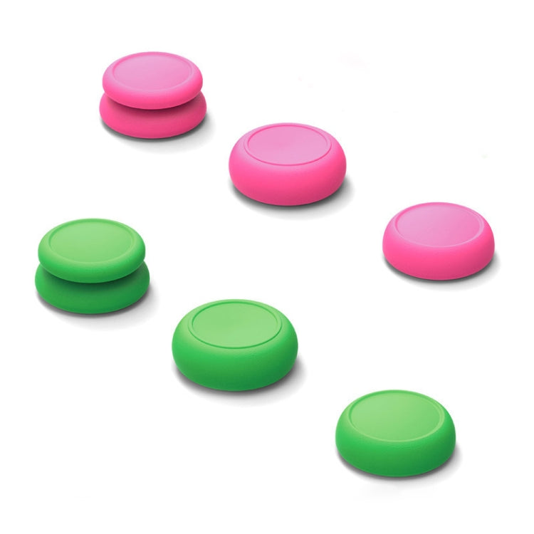 Skull&Co Left + Right Gamepad Rocker Cap Button Cover Thumb Grip Set for Switch / Switch Lite / JOYCON(Pink Green) - Cases by buy2fix | Online Shopping UK | buy2fix