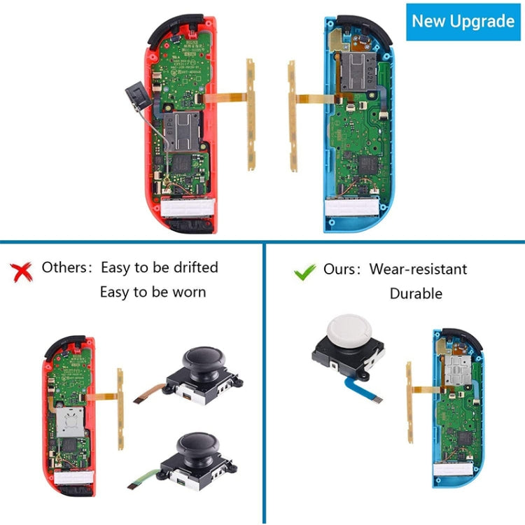 Game Console 3D Left Right Interoperability Rocker Remote Sensing Joystick for Nintendo Switch / Switch Lite(Black) - Repair & Spare Parts by buy2fix | Online Shopping UK | buy2fix