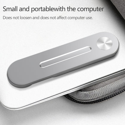 Universal Pasteable Aluminum Alloy Laptop Expansion Bracket Magnetic Suction Mobile Phone Bracket - Hand-Sticking Bracket by buy2fix | Online Shopping UK | buy2fix