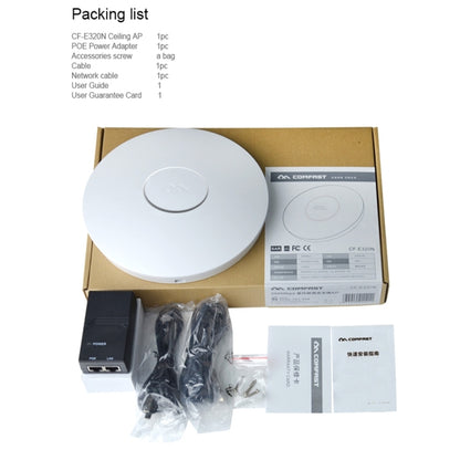 COMFAST CF-E320N MTK7620N 300Mbps/s UFO Shape Wall Ceiling Wireless WiFi AP / Repeater with 7 Colors LED Indicator Light & 48V POE Adapter, Got CE / ROHS / FCC / CCC Certification - Computer & Networking by COMFAST | Online Shopping UK | buy2fix