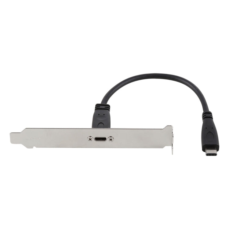 20cm Panel Bracket Header USB-C / Type-C Female to Male Extension Wire Connector Cord Cable - Computer & Networking by buy2fix | Online Shopping UK | buy2fix