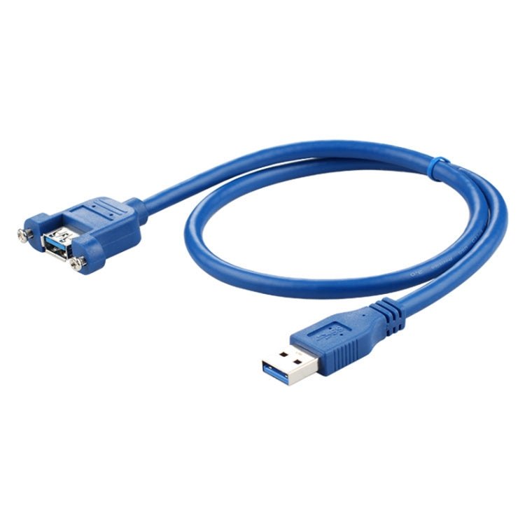 USB 3.0 Male to Female Extension Cable with Screw Nut, Cable Length: 5m - USB 3.0 by buy2fix | Online Shopping UK | buy2fix