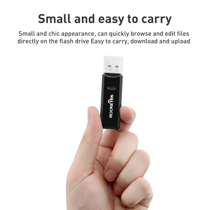 Rocketek CR11 High Speed USB3.0 2 in 1 SD / TF Card Reader (Black) -  by ROCKETEK | Online Shopping UK | buy2fix