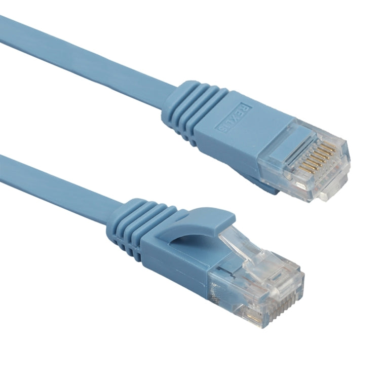 0.5m CAT6 Ultra-thin Flat Ethernet Network LAN Cable, Patch Lead RJ45 (Blue) -  by buy2fix | Online Shopping UK | buy2fix