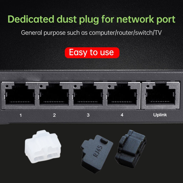 20 PCS Silicone Anti-Dust Plugs for RJ45 Port(Transparent) - Computer & Networking by buy2fix | Online Shopping UK | buy2fix