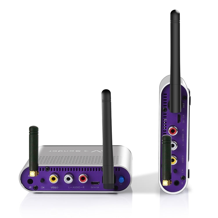 Measy AV550 5.8GHz Wireless Audio / Video Transmitter Receiver with Infrared Return, EU Plug - Set Top Box & Accessories by Measy | Online Shopping UK | buy2fix