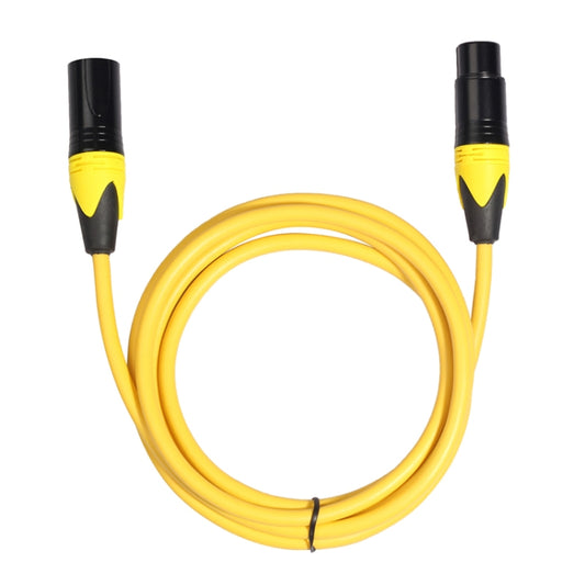 XRL Male to Female Microphone Mixer Audio Cable, Length: 5m (Yellow) - Consumer Electronics by buy2fix | Online Shopping UK | buy2fix