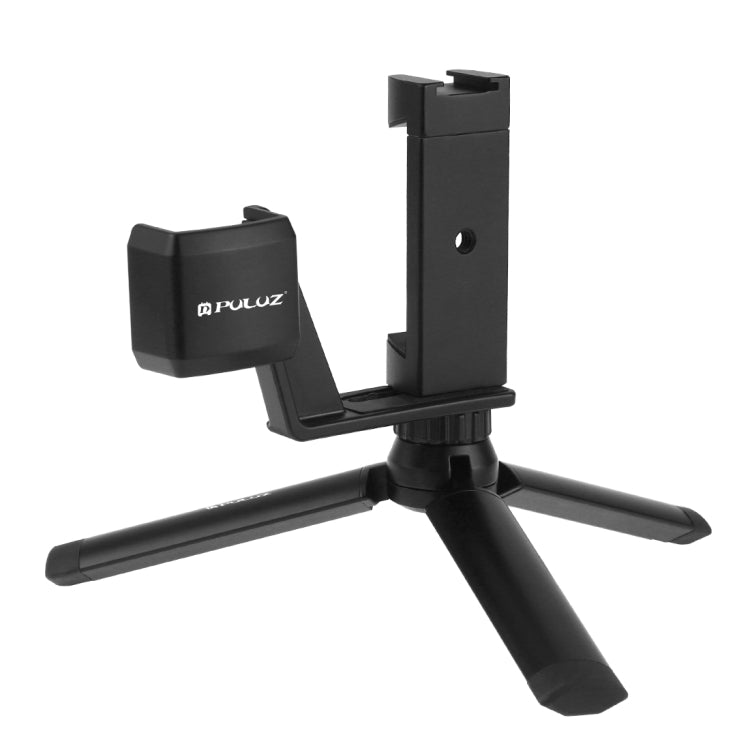 PULUZ Mini Metal Desktop Tripod Mount + Metal Phone Clamp Mount + Expansion Fixed Stand Bracket for DJI OSMO Pocket - DJI & GoPro Accessories by PULUZ | Online Shopping UK | buy2fix