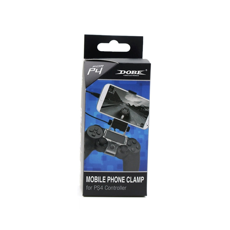 DOBE TP4-016 Smartphone OTG Clamp Holder for Sony PS4 Game Controller, Suitable for Up to 6 inch Phones - Holder by DOBE | Online Shopping UK | buy2fix