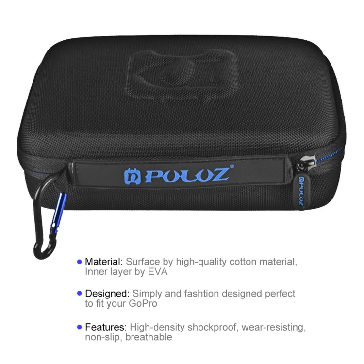 PULUZ Waterproof Carrying and Travel Case for for GoPro Hero11 Black / HERO10 Black / HERO9 Black / HERO8 Black / HERO7 /6 /5 /5 Session /4 Session /4 /3+ /3 /2 /1, DJI Osmo Action and Other Action Cameras Accessories, Medium Size: 23cm x 17cm x 7cm - DJI & GoPro Accessories by PULUZ | Online Shopping UK | buy2fix