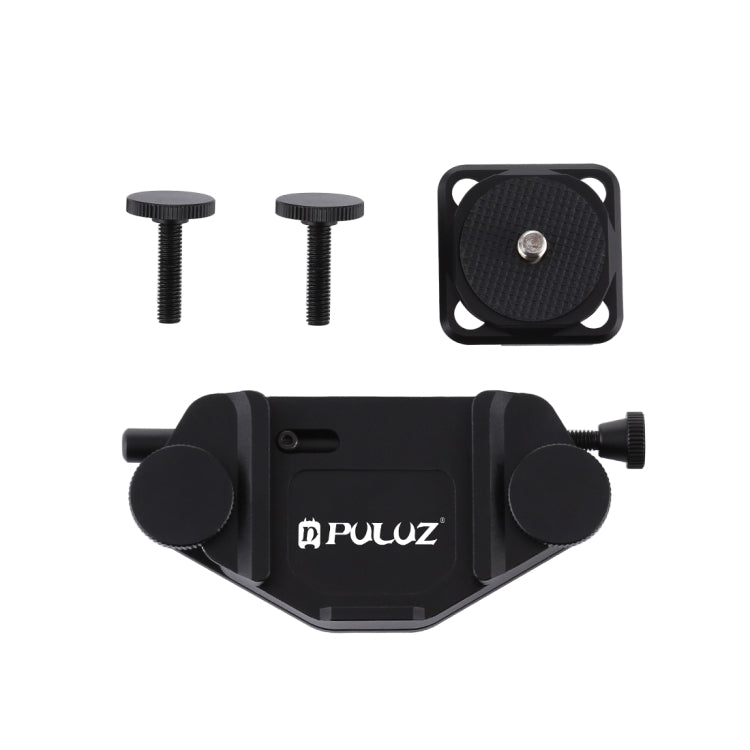 PULUZ Capture Camera Clip CNC Aluminum Alloy Quick Release Clip with Plate (Black) - Quick Release Plate by PULUZ | Online Shopping UK | buy2fix