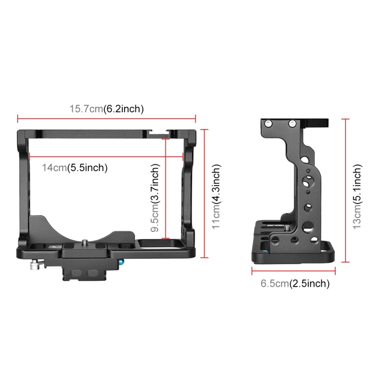 PULUZ Video Camera Cage Filmmaking Rig for Nikon Z6 / Z7(Black) - Camera Accessories by PULUZ | Online Shopping UK | buy2fix