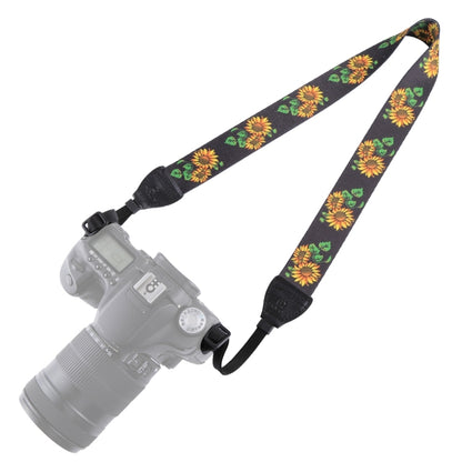 PULUZ Retro Ethnic Style Multi-color Series Sunflower Shoulder Neck Strap Camera Strap for SLR / DSLR Cameras - Camera Accessories by PULUZ | Online Shopping UK | buy2fix