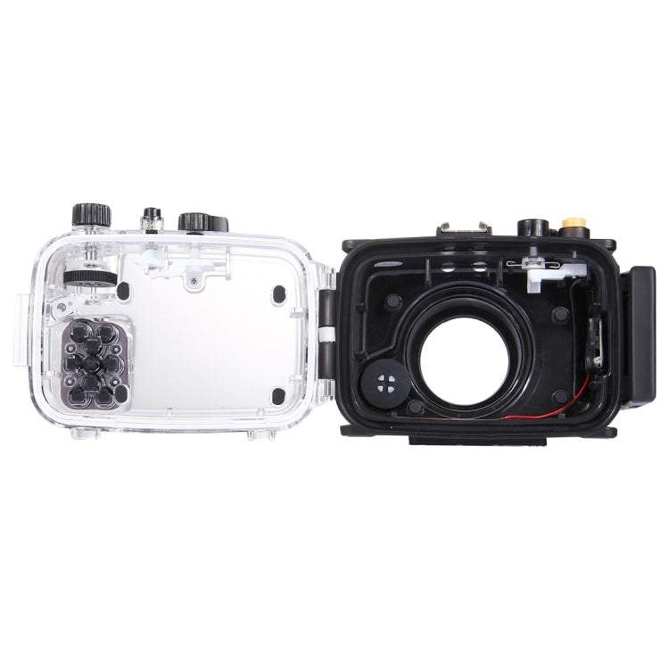 PULUZ 40m Underwater Depth Diving Case Waterproof Camera Housing for Sony RX100 IV(Black) - Diving Cases by PULUZ | Online Shopping UK | buy2fix