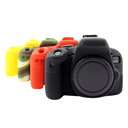 PULUZ Soft Silicone Protective Case for Canon EOS 800D(Red) - Protective Case by PULUZ | Online Shopping UK | buy2fix