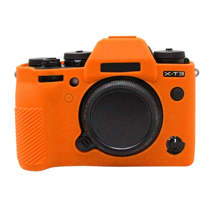 PULUZ Soft Silicone Protective Case for FUJIFILM XT3(Orange) - Camera Accessories by PULUZ | Online Shopping UK | buy2fix