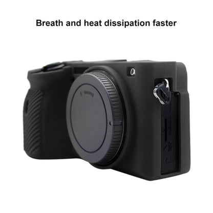 PULUZ Soft Silicone Protective Case for Sony A6600 / ILCE-6600 (Black) - Camera Accessories by buy2fix | Online Shopping UK | buy2fix