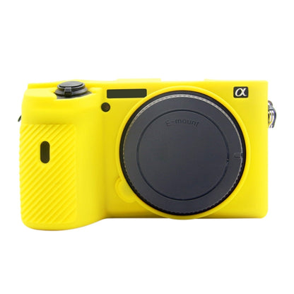 PULUZ Soft Silicone Protective Case for Sony A6600 / ILCE-6600 (Yellow) - Camera Accessories by buy2fix | Online Shopping UK | buy2fix