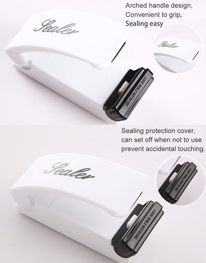 Multi-function Mini Portable Handy Plastic Bag Sealer Sealing Machine(White) - Preservation Supplies by buy2fix | Online Shopping UK | buy2fix