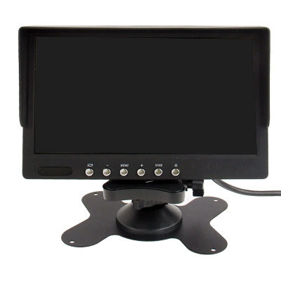 7 inch LCD Color Monitor / Two Way Video Input, One Way Audio Input - Car Monitor by buy2fix | Online Shopping UK | buy2fix