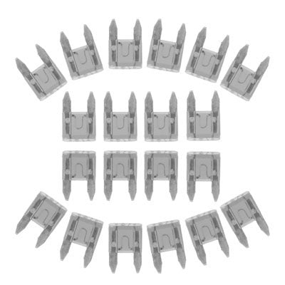 100 PCS Auto Mini Blade Fuse, DC 12V 25A(Transparent) - In Car by buy2fix | Online Shopping UK | buy2fix