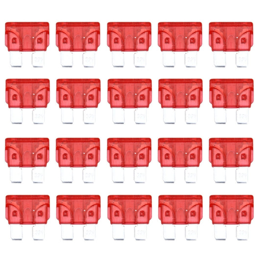 100 PCS Auto Mini Blade Fuse (10A) , DC 12V(Red) - In Car by buy2fix | Online Shopping UK | buy2fix