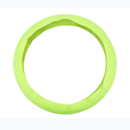 Glowing Lighting Silicone Rubber Car Steering Wheel Cover, Outside Diameter: 36cm(Green) - Steering Wheel Accessories by buy2fix | Online Shopping UK | buy2fix