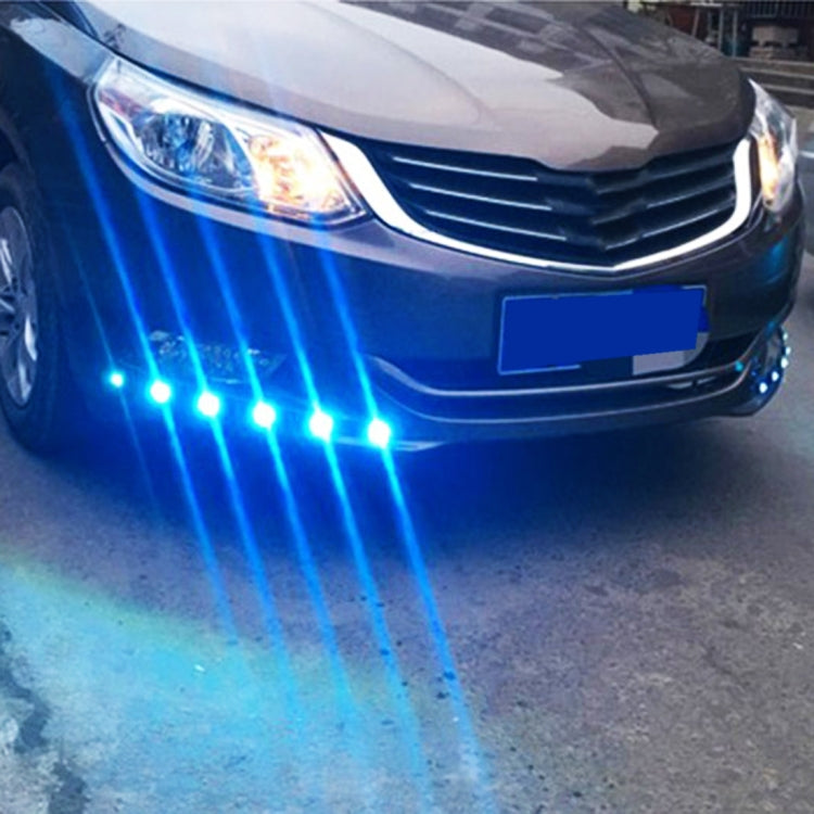 2 PCS 3W  Waterproof Eagle Eye light LED Light for Vehicles, Cable Length: 60cm(Ice Blue Light) - In Car by buy2fix | Online Shopping UK | buy2fix