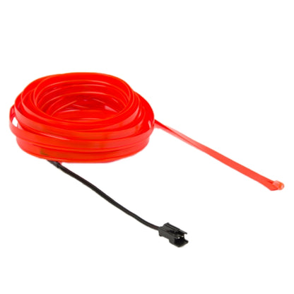 EL Cold Red Light Waterproof Flat Flexible Car Strip Light with Driver for Car Decoration, Length: 5m(Red) - Atmosphere lights by buy2fix | Online Shopping UK | buy2fix