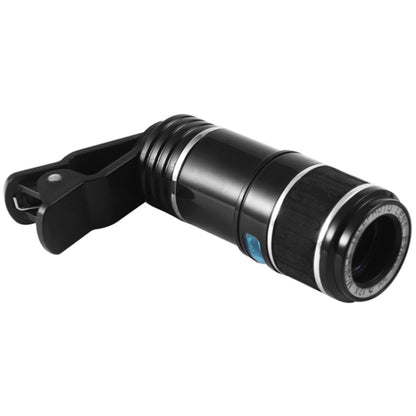 Universal 12X Zoom Optical Zoom Telescope Lens with Clip - Telescope & Microscope by buy2fix | Online Shopping UK | buy2fix