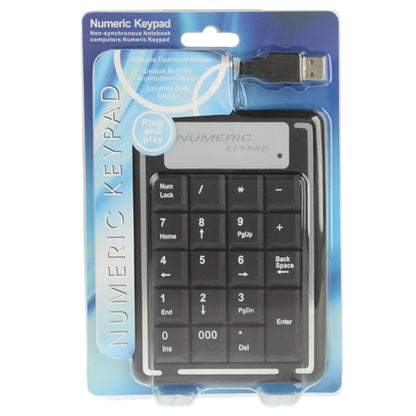 USB Non-synchronous Notebook Computer Numeric Keyboard with 19 Keys - Mini Keyboard by buy2fix | Online Shopping UK | buy2fix