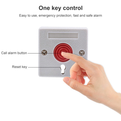 Hold Up Button / Emergency Button / Panic Button (PB-68)(Grey) - Security by buy2fix | Online Shopping UK | buy2fix