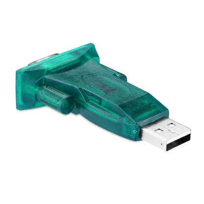 USB 2.0 to RS232 Serial Port DB9 9Pin Male Cable Converter Adapter(Green) - RS485 / RS232 Series by buy2fix | Online Shopping UK | buy2fix