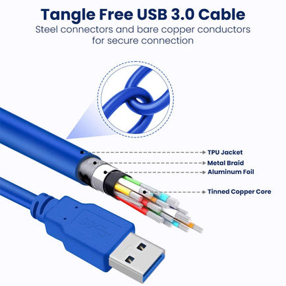 USB 3.0 A Male to A Male AM-AM Extension Cable, Length: 1.8m - USB 3.0 by buy2fix | Online Shopping UK | buy2fix