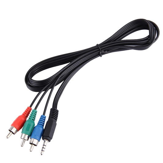 1.5m Jack 3.5mm RGB Component Video Cable - RCA Cable by buy2fix | Online Shopping UK | buy2fix