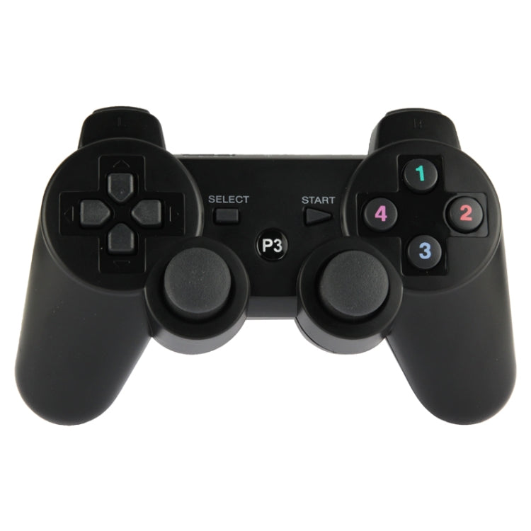 Double Shock III Wireless Controller, Manette Sans Fil Double Shock III for Sony PS3, Has Vibration Action(with logo)(Black) - Gamepads by buy2fix | Online Shopping UK | buy2fix