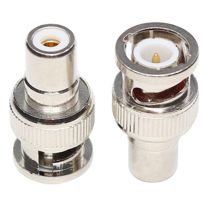 BNC Male to RCA Female Connector Coaxial Cable Adapter - Security by buy2fix | Online Shopping UK | buy2fix