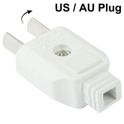 US / AU Plug AC Wall Universal Travel Power Socket Plug Adaptor(White) - Consumer Electronics by buy2fix | Online Shopping UK | buy2fix