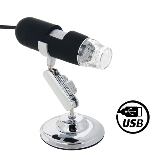 1.3 Mega Pixels 500X USB 2.0 Digital Microscope with 8 LED(Black) - Digital Microscope by buy2fix | Online Shopping UK | buy2fix