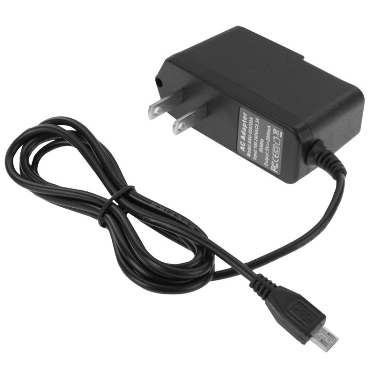 Micro USB Charger for Tablet PC / Mobile Phone, Output:5V / 2A ,US Plug Length:1.1m - Mobile Accessories by buy2fix | Online Shopping UK | buy2fix