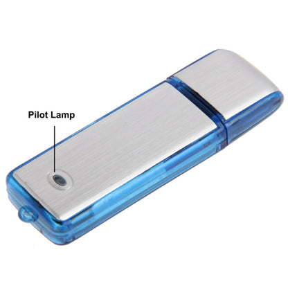 USB Voice Recorder + 8GB USB Flash Disk(Blue) - Security by buy2fix | Online Shopping UK | buy2fix