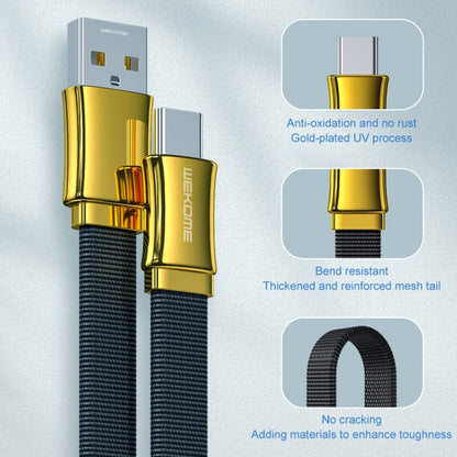 WK WDC-146 5A USB to USB-C / Type-C King Kong Series Charging Cable, Length: 1.2m - USB-C & Type-C Cable by WK | Online Shopping UK | buy2fix