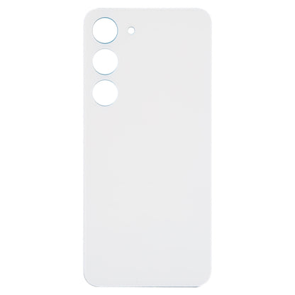 For Samsung Galaxy S23 SM-S911B OEM Glass Battery Back Cover(White) - Repair & Spare Parts by buy2fix | Online Shopping UK | buy2fix