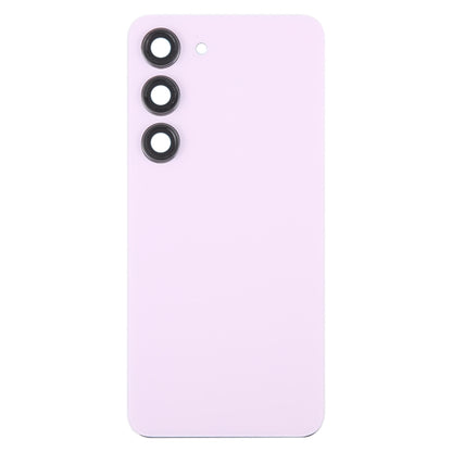 For Samsung Galaxy S23 SM-S911B OEM Glass Battery Back Cover with Camera Lens Cover(Pink) - Repair & Spare Parts by buy2fix | Online Shopping UK | buy2fix
